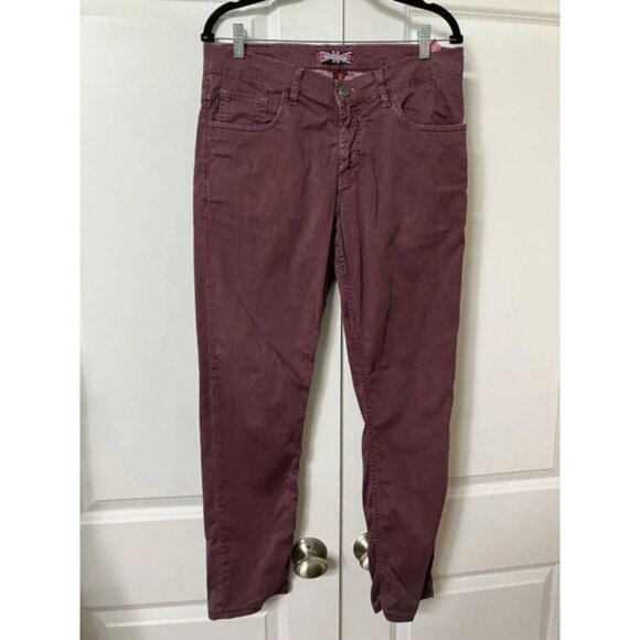 7 Downie Street Ancona Purple Jeans London Fit - Picture 1 of 7